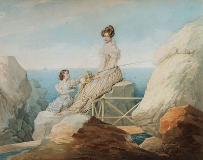 女皇亚历山德拉和大公夫人玛丽亚尼古拉耶夫娜的肖像 作者 彼得·费奥多罗维奇·索科洛夫